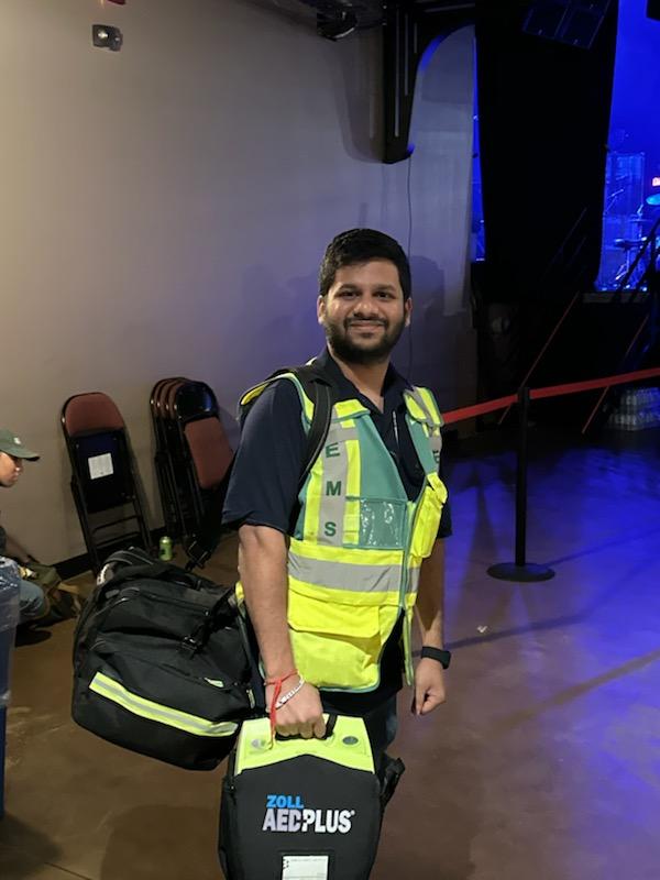 Event medical support scene
